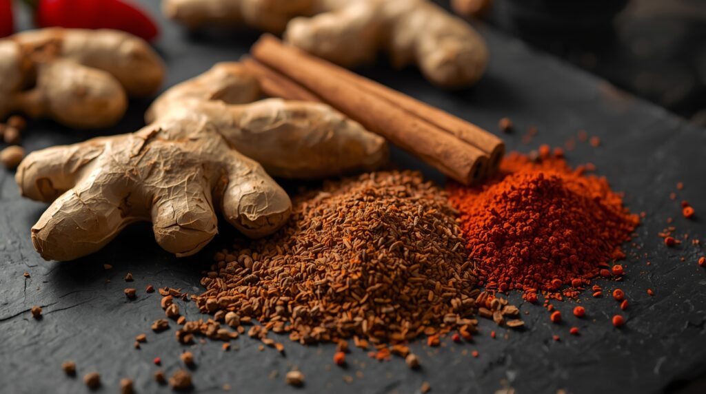 Gewürze zum Anregen des Stoffwechsels