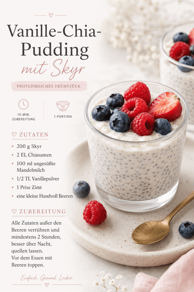 Vanille Chia Pudding