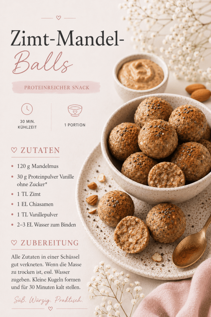 Zimt Mandel Balls